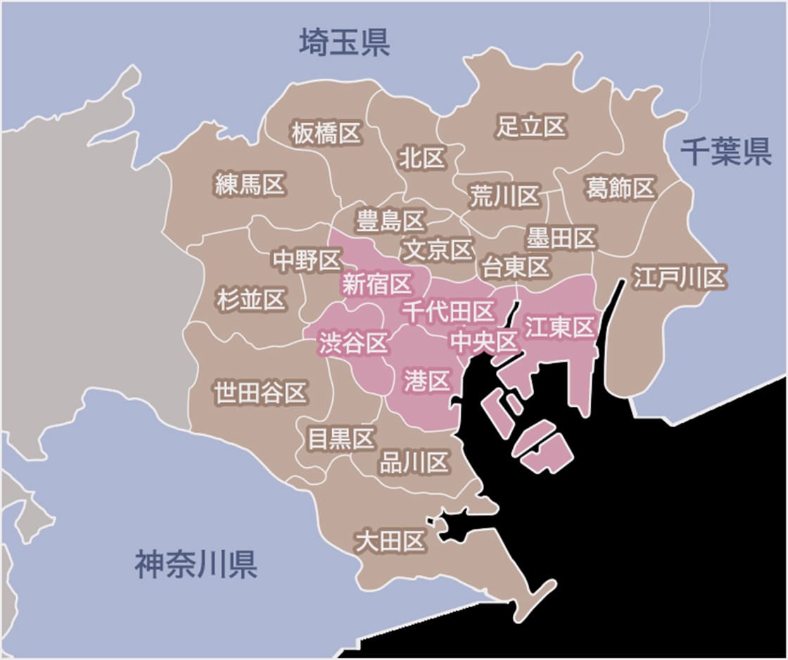 出張地域地図